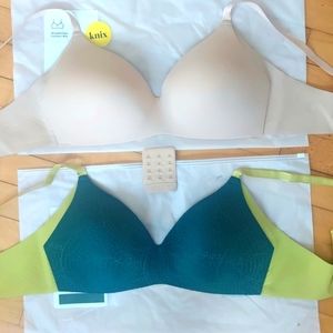 Knix Wing Woman bra set(2 bras), size 5, NWT